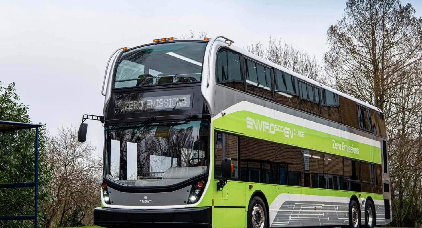Первый двухэтажный автобус без выбросов СО2 Автоновинки