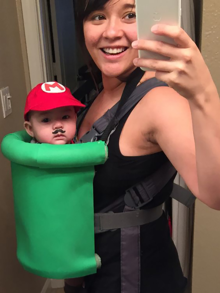 Super Mario Baby Carrier Costume