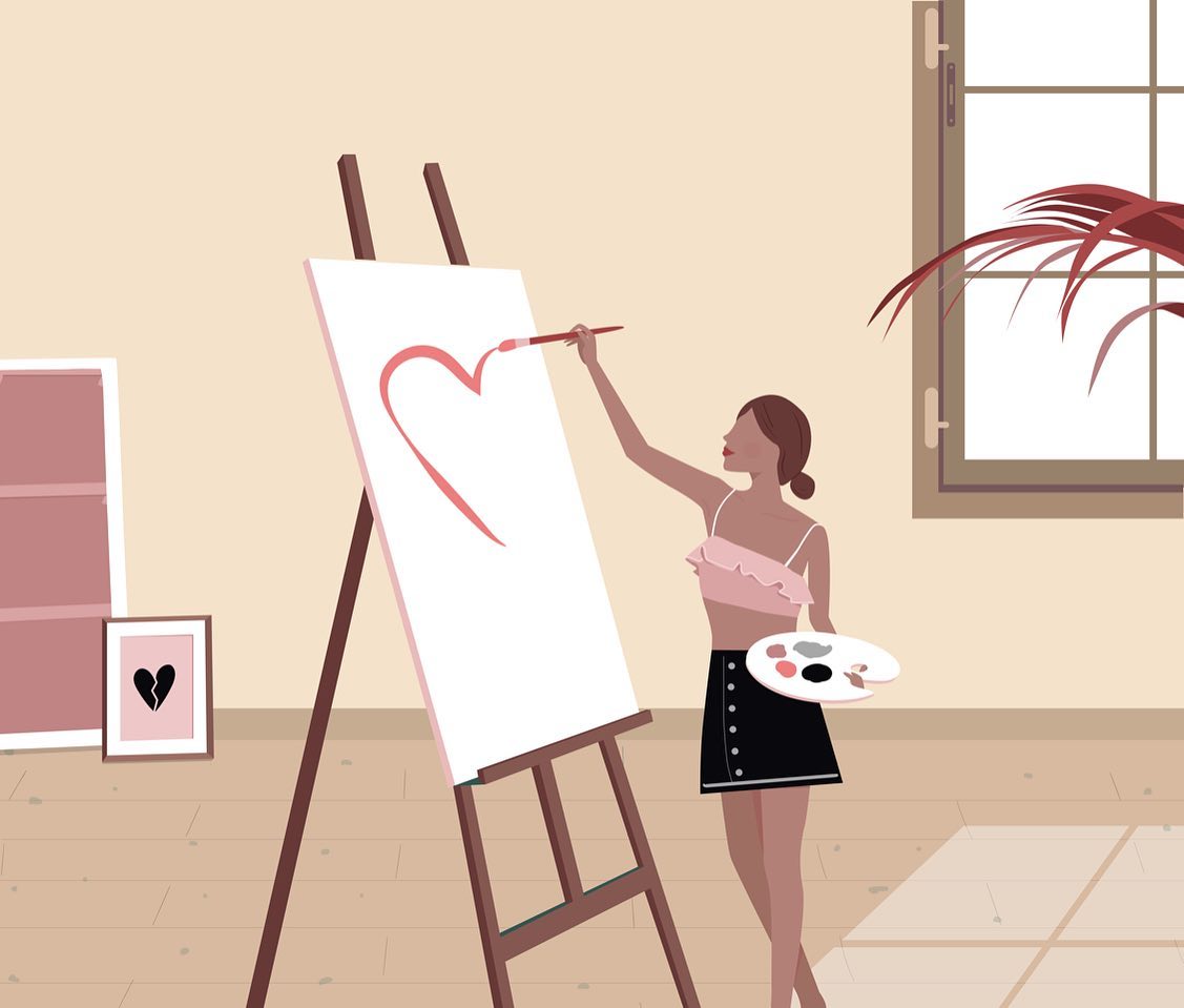 Красивые иллюстрации с винтажной атмосферой 