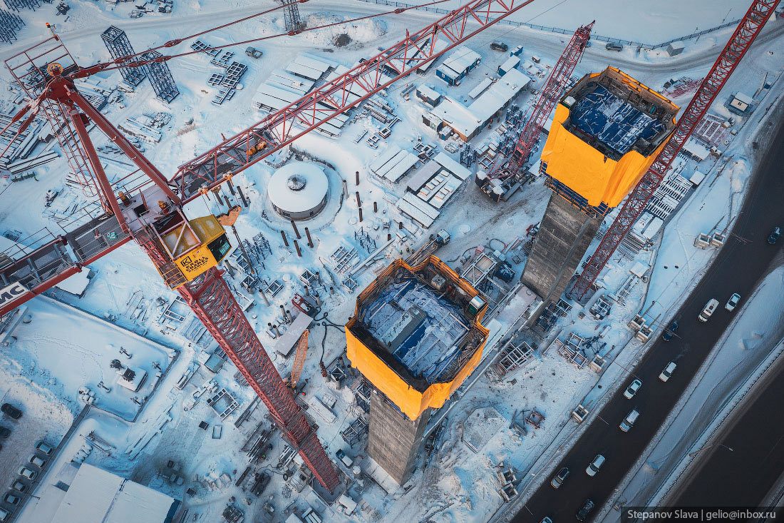 Строительство четвёртого моста через Обь в Новосибирске Строительство четвёртого моста через Обь в Новосибирске архитектура,Путешествия,фото