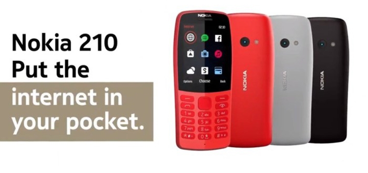 MWC 2019: телефон Nokia 210 оценён в 35 долларов