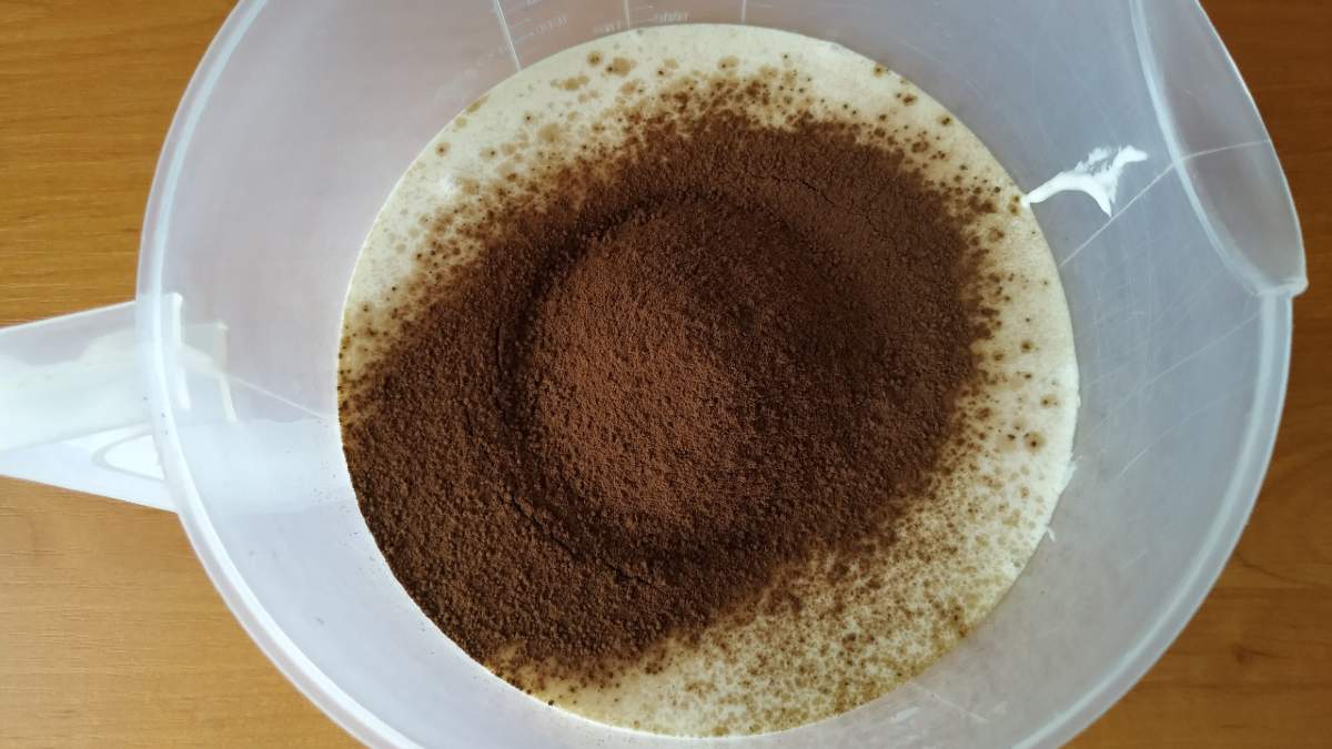 Ряженка желатин какао рецепт с фото
