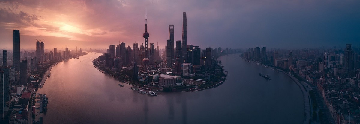 Панорама Шанхая, Китай