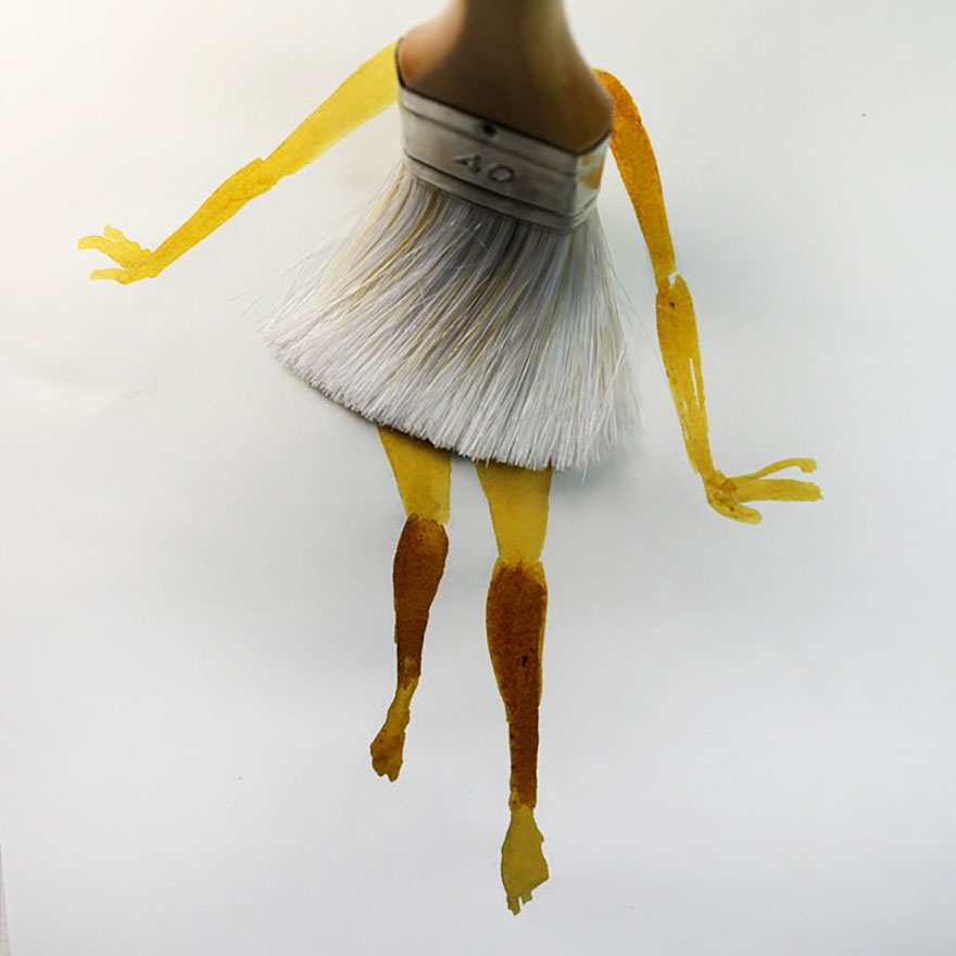 иллюстрации дополненные ежедневными предметами 