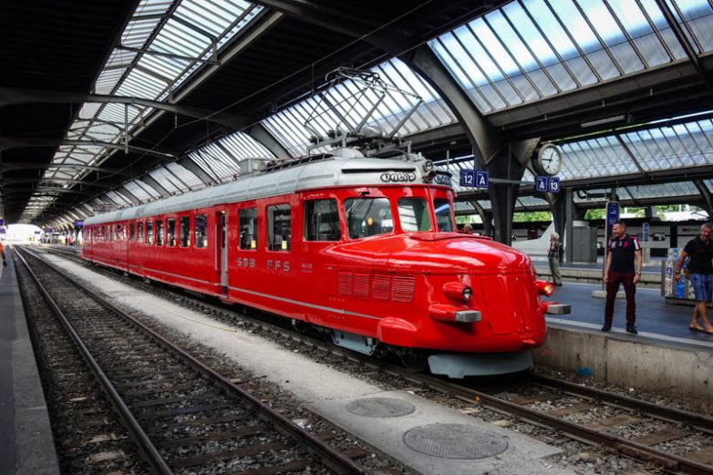Самые поездатые швейцарсие поезда