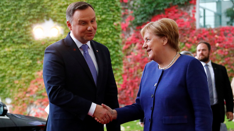Личная обида и  «Северный поток —2» — Gazeta Wyborcza об отказе Дуды от встречи с Меркель во время её визита в Польшу