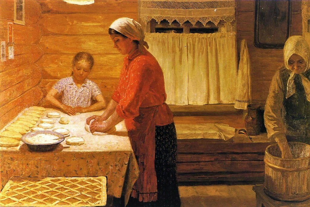 «Накануне праздника», 1962, холст, масло