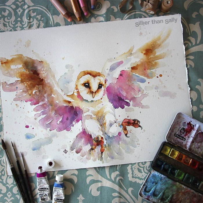 Colorful Watercolor Paintings