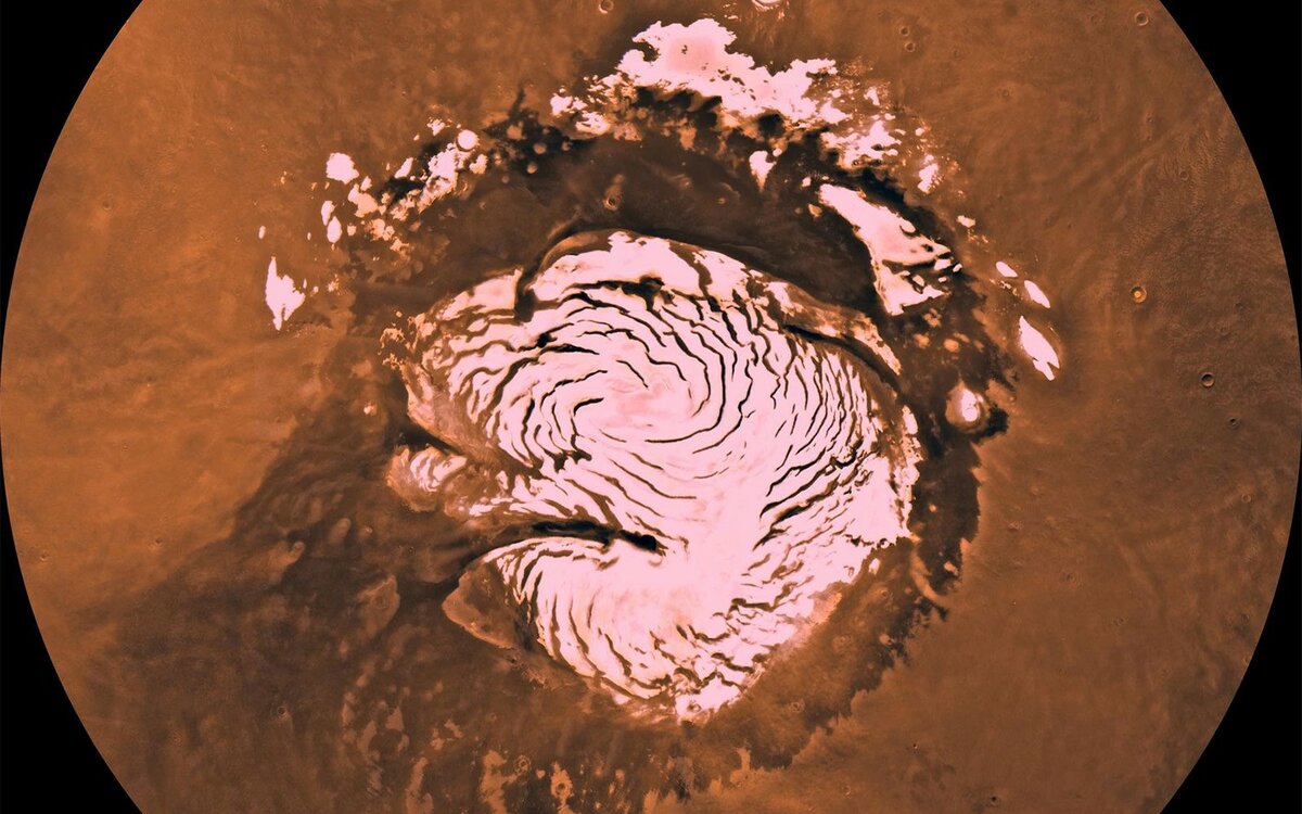 Северный полюс — NASA/JPL/USGS