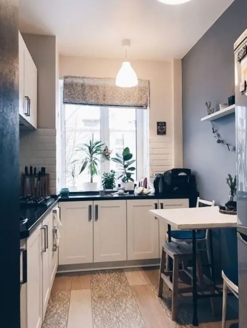 Организация пространства на маленькой кухне: 20 крутых решений для дома и дачи,интерьер