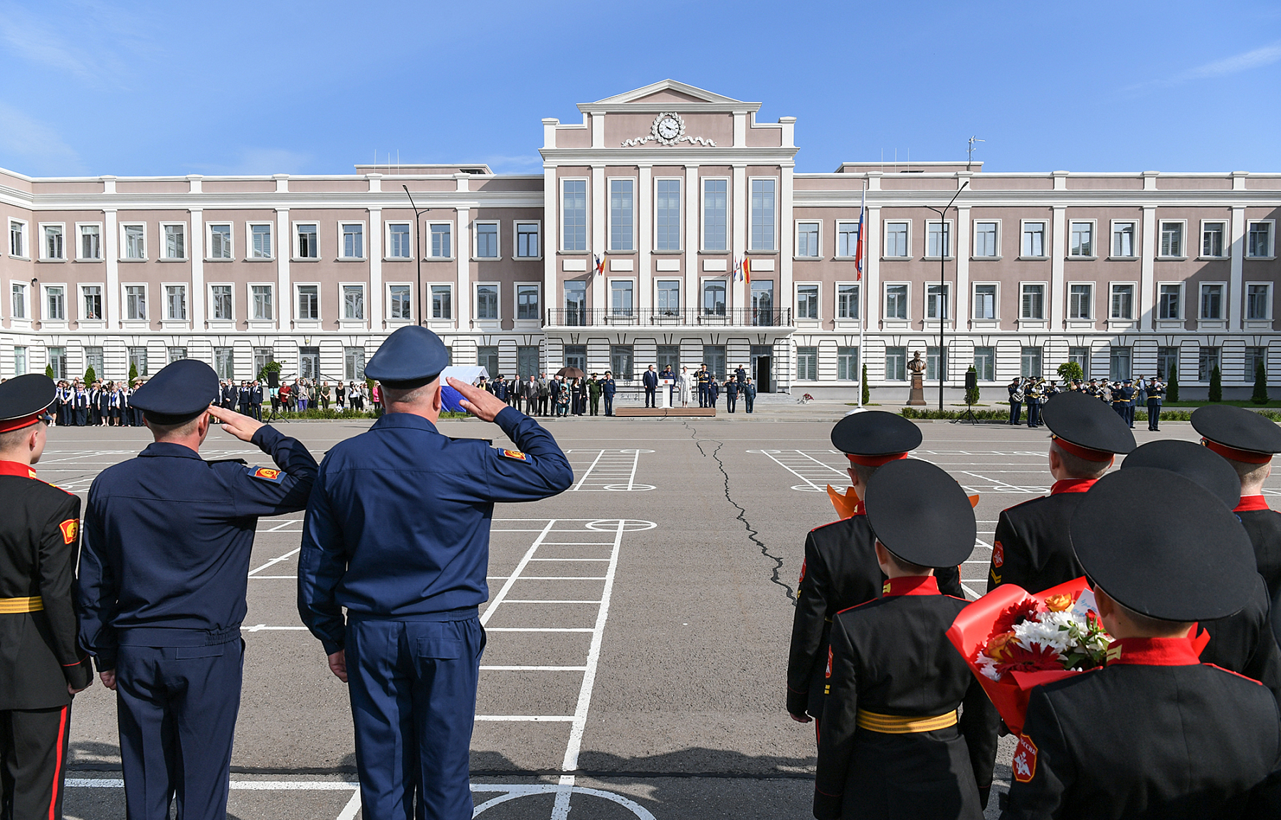 1 сентября больше 500 будущих защитников Отечества начали учебу в Тверском суворовском военном училище