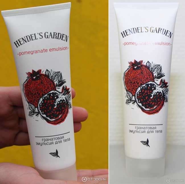 Гранатовая эмульсия от растяжек. Фото с сайта Отзовик.