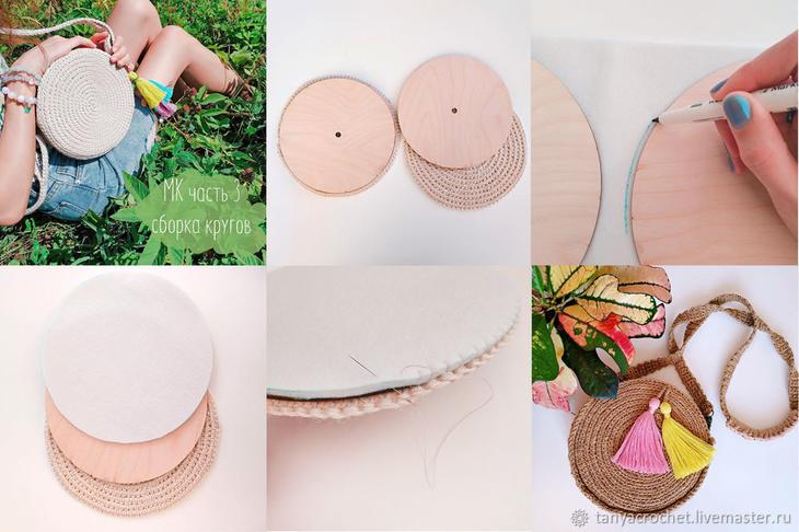 Делаем модную круглую сумочку своими руками Делаем модную круглую сумочку своими руками рукоделие,сумка своими руками