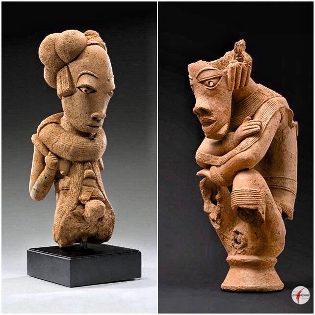 в керамическом искусстве цивилизация Нока выражала свои страхи и надежды