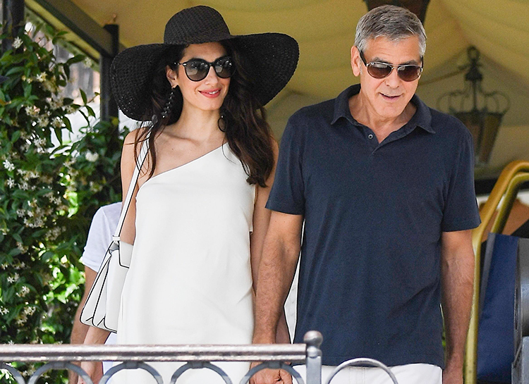 Амаль и Джордж Клуни отправились на свидание в Венецию