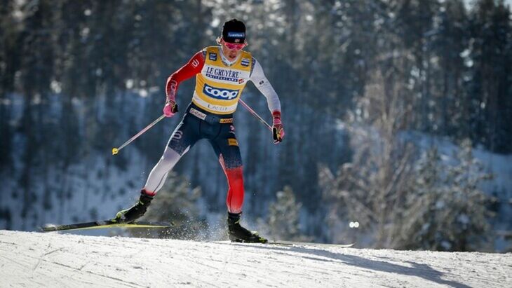 Крюгер стал победителем скиатлона на ЧМ, Клебо — второй