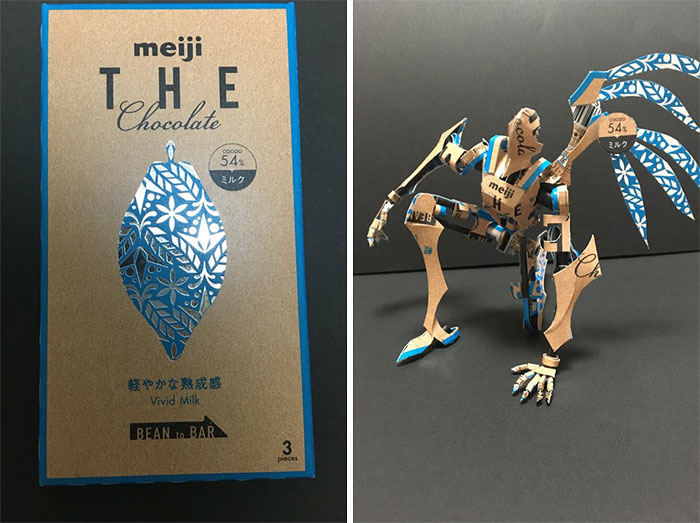 Художник из Японии превращает упаковки в забавные фигуры