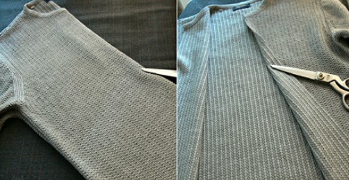 Суперидея для барышень с фантазией: пара надрезов на старом свитере — неповторимый наряд готов! Не раз видела такое в магазине… Суперидея для барышень с фантазией: пара надрезов на старом свитере — неповторимый наряд готов! Не раз видела такое в магазине… женские хобби