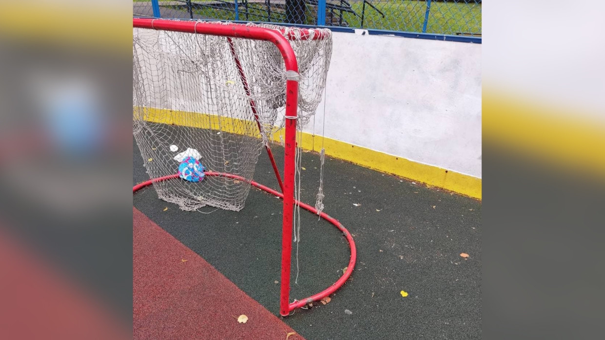 В Москве хоккейные ворота рухнули на десятилетнего мальчика