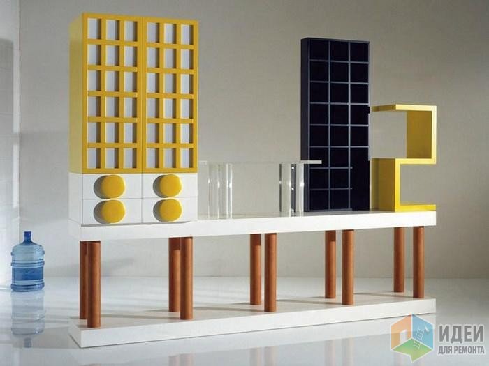 Шкаф по дизайну Ettore Sottsass, OAK Industria Arredamenti