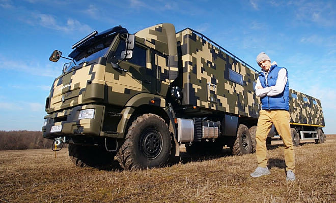 Осмотр кваартиры на базе Камаза. Внутри есть даже хамам и кинотеатр - свежие новости на Toplenta