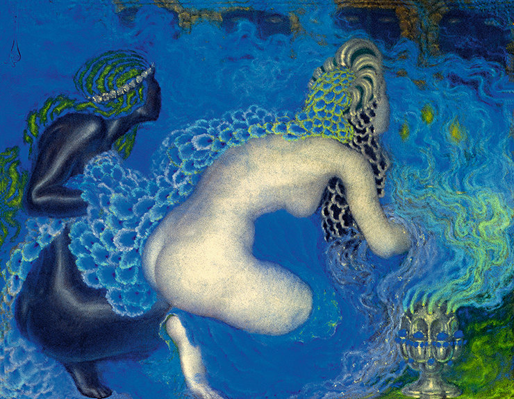 Калмаков Николай. Фимиам. 1915. Собрание Н. Н. Тимофеева. Ныне в собрании KGallery, Санкт-Петербург