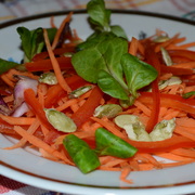 Салат с пророщенными семечками  Мега полезный 