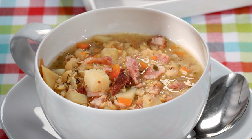 Гороховый суп - рецепт приготовления