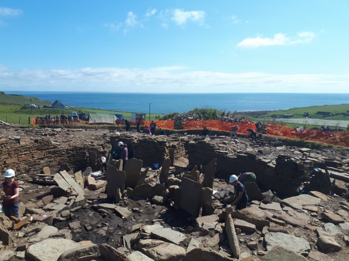 Кэрнс Брох,  Оркнейские острова. \ Фото: archaeologyorkney.com.