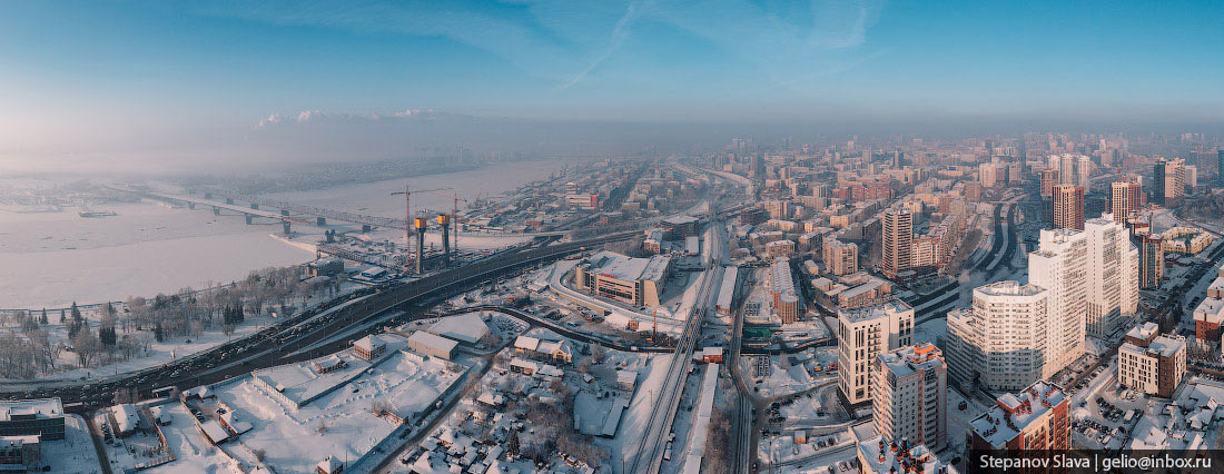 Строительство четвёртого моста через Обь в Новосибирске Строительство четвёртого моста через Обь в Новосибирске архитектура,Путешествия,фото