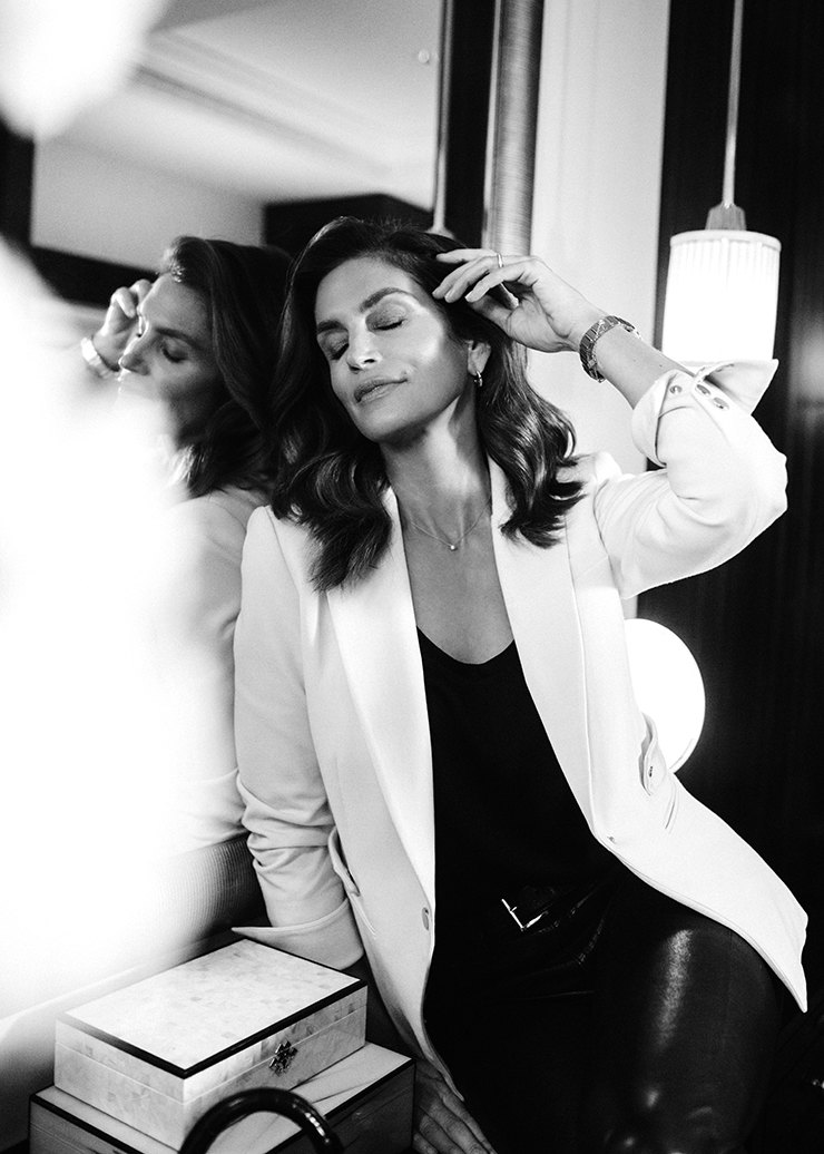 Юлия Майорова. Синди Кроуфорд для OMEGA. Шанхай, 2018