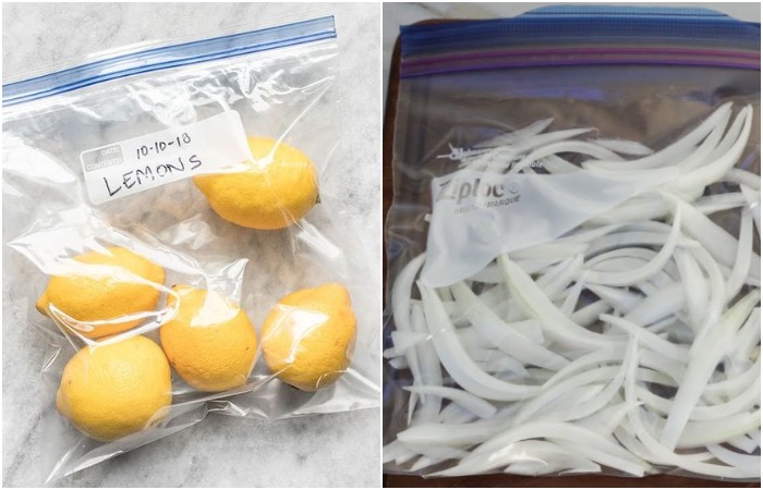 И лимоны, и лук удобно замораживать в зип-пакете И лимоны, и лук удобно замораживать в зип-пакете