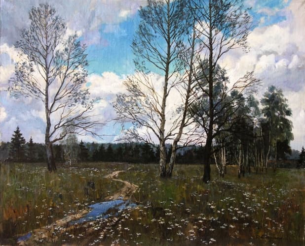 Художник Рубен Сафронов. В стране ромашковых просторов Художник Рубен Сафронов. В стране ромашковых просторов