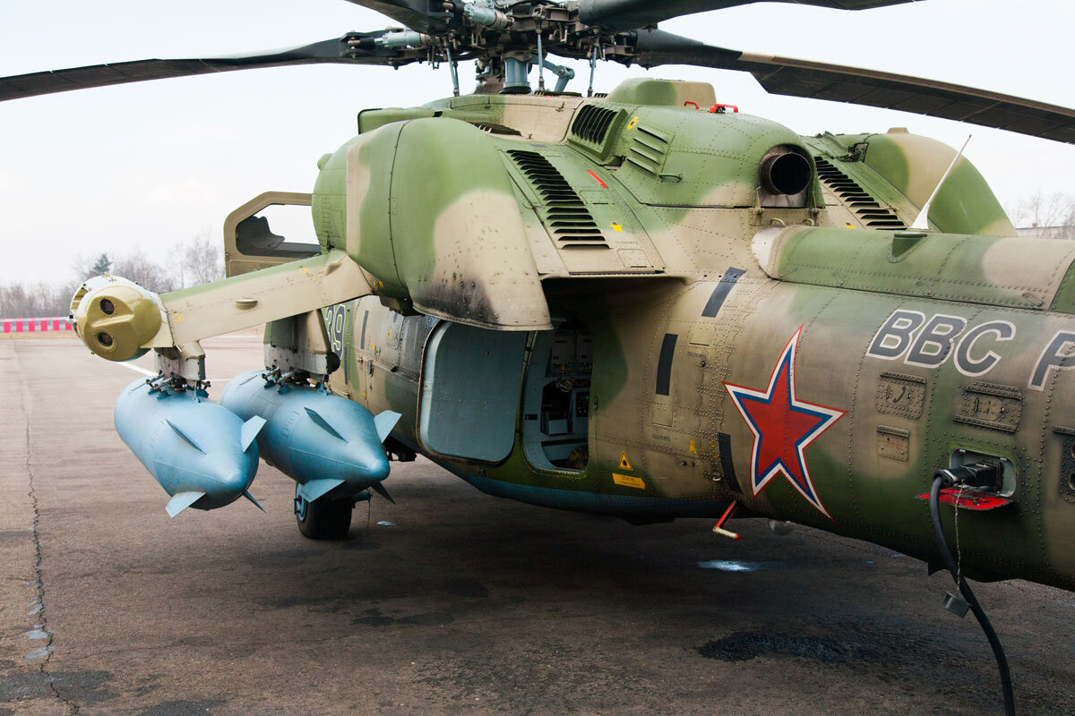 Российский ударный вертолёт Ми-28Н "Ночной охотник". Фото из открытых источников.