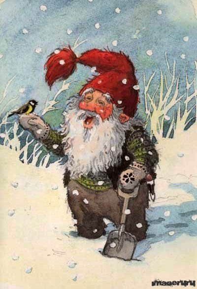 Julenissen - норвежский новогодний гномик.