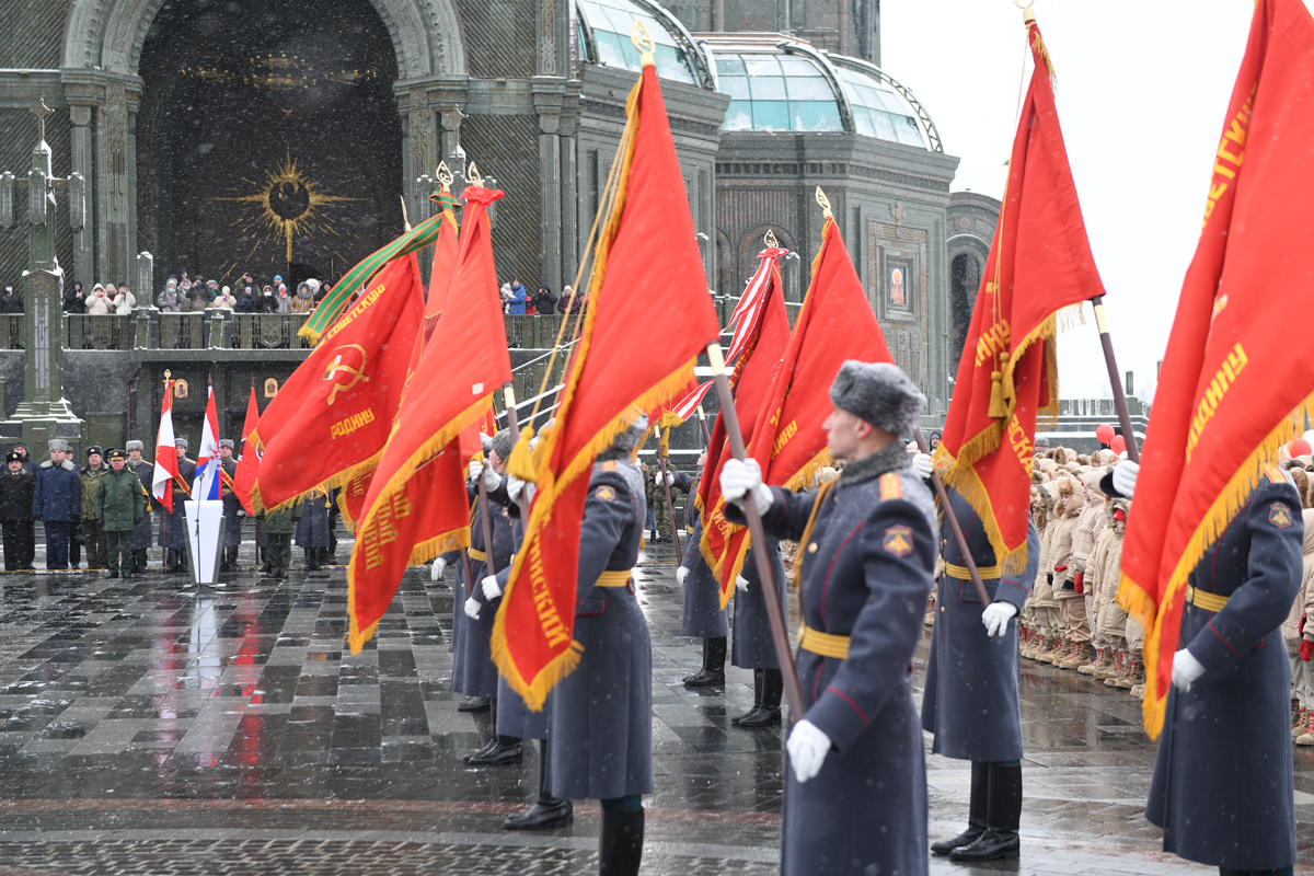 Defence of moscow. Боевое Знамя Москва.