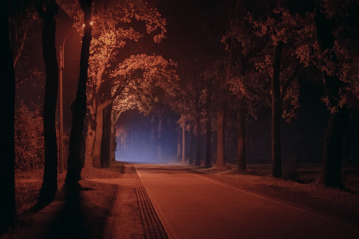 Непередаваемое очарование пустынных улиц в фотопроекте Пьера Путмана без людей,ночь,улицы