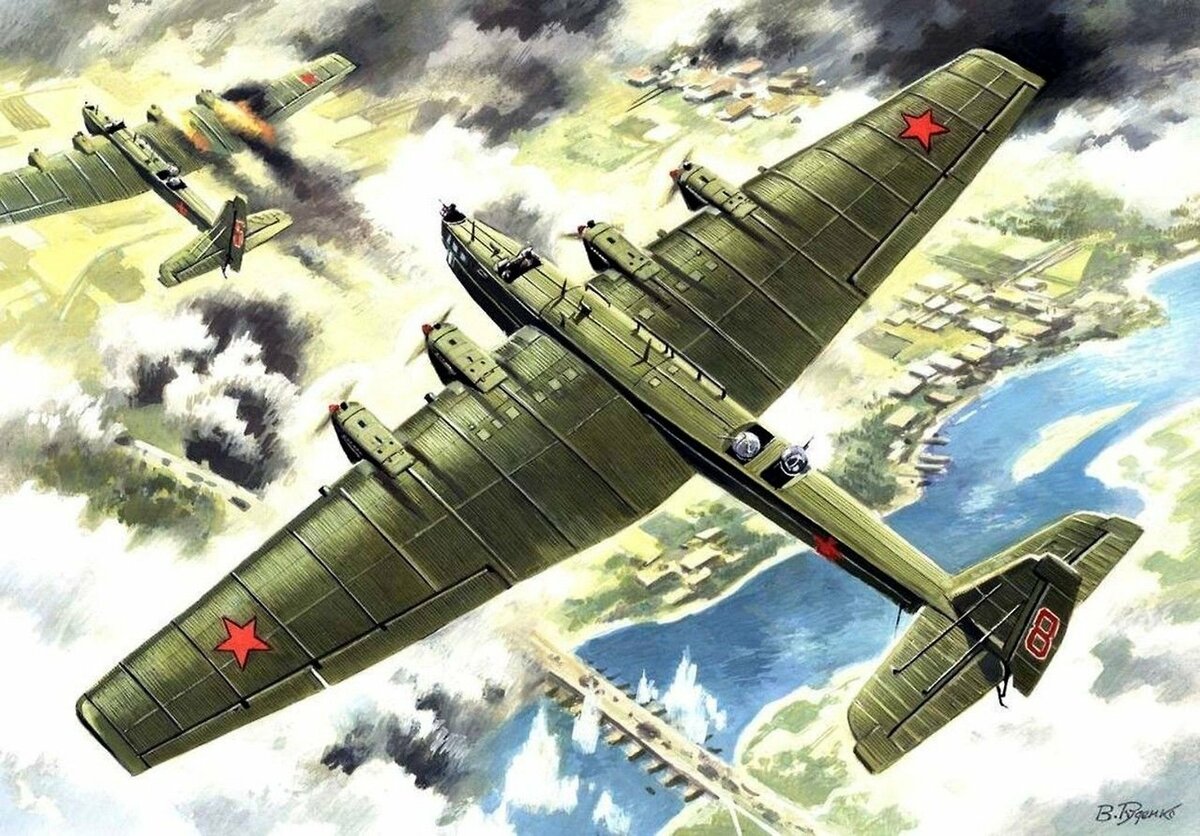 Шестерка ТБ-3 с билетами в один конец история,интересное,былые времена