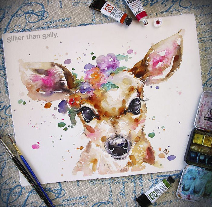 Colorful Watercolor Paintings