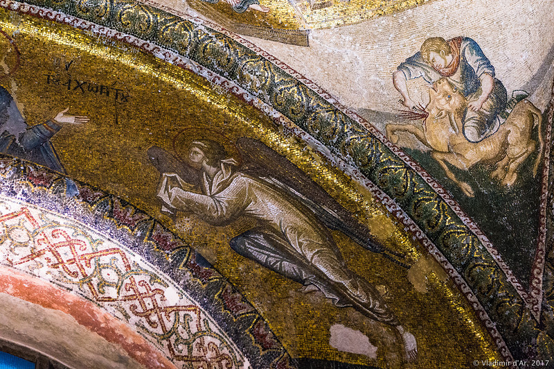 Богоматерь Воплощение. Мозаики и фрески монастыря Хора. Церковь Христа Спасителя в Полях.
