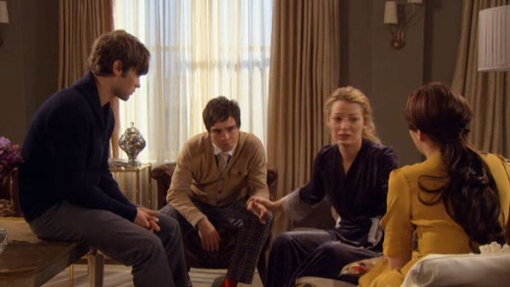 The Non-Judging Breakfast Club sits together and has a chat. - Gossip Girl