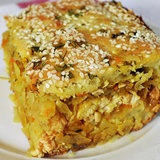 Капустный пирог с мясом —  полноценный обед или ужин!