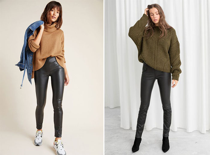 Кожаные легинсы: модный тренд 2020 — как их правильно носить носить, можно, кожаные, легинсы, цвета, стоит, время, обувь, каблуке, смотрится, образ, идеально, подходят, одежды, блузку, таком, подобрать, сочетать, создания, отлично