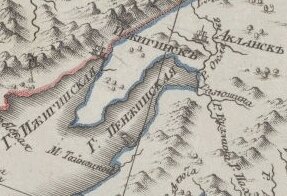 Акланск и Гижигинск на карте