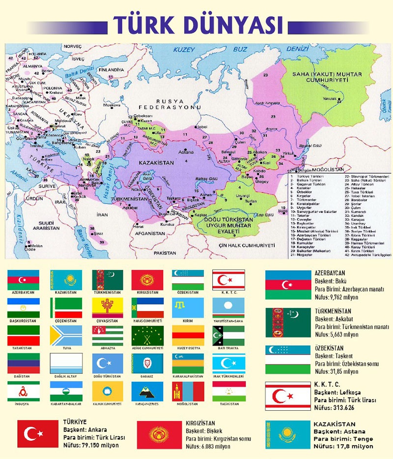 Туран карта страна