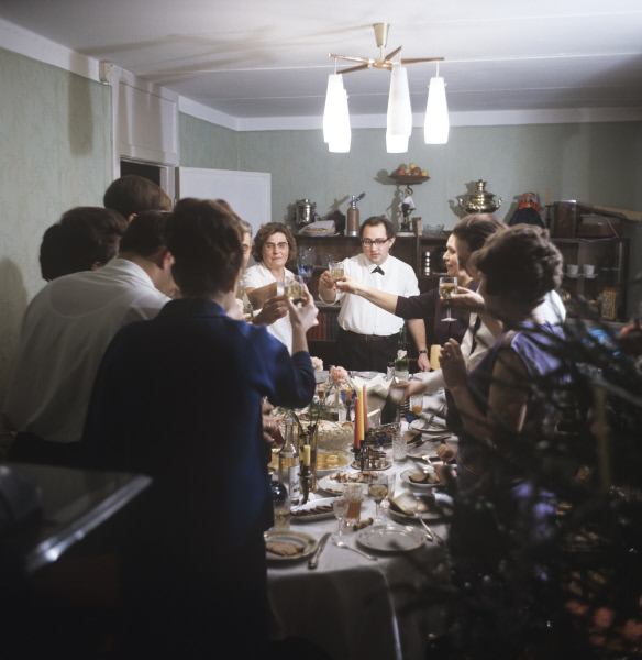 Новый год в московской семье в СССР