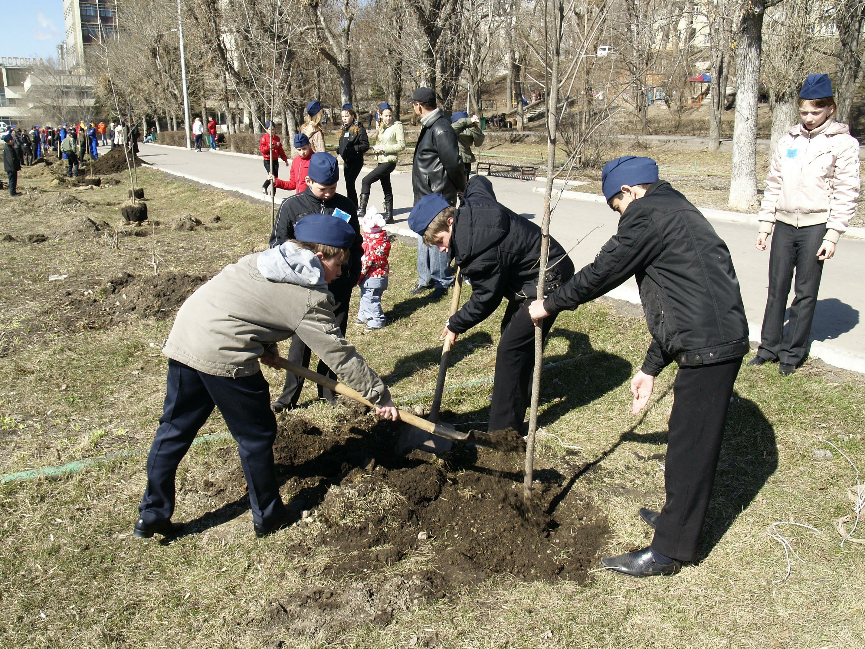 Запорожцы облагородили зону Братской могилы в Акимовке