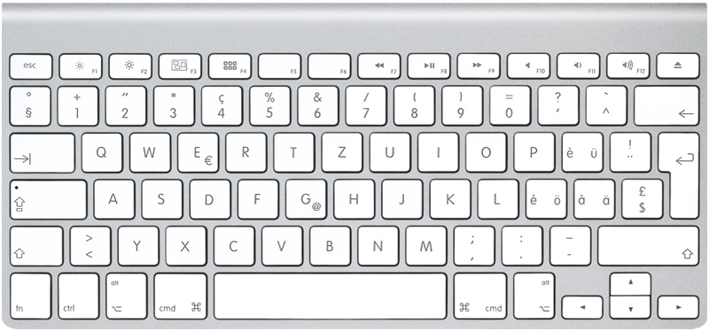 Швейцарская клавиатура (MC184SM/B) алфавит, клавиатура, компьютер, раскладка, раскладка на клаве