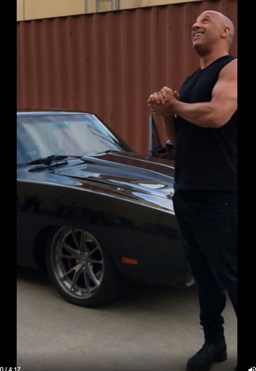 Вину Дизелю на день рождения подарили сумасшедший Dodge Charger Марки и модели