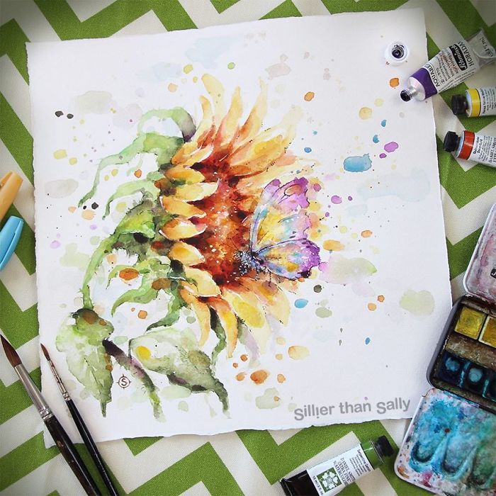 Colorful Watercolor Paintings